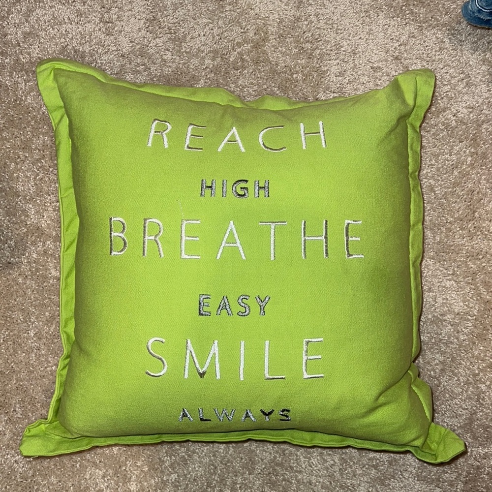 Inspirational quote pillows